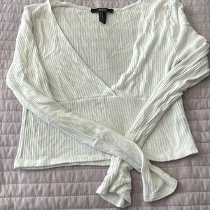 Long sleeve crop top